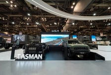 기아, 'ADEX 2025' 방산전시회 참가…타스만 군용 지휘차 첫 공개