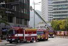 [속보]서울광장 인근 서울센터빌딩서 화재