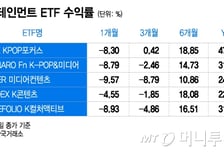 "케데헌 인기라며" 이 불장에 마이너스…개미 속태우는 엔터 ETF
