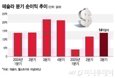 역대 최대 분기 매출에도… 테슬라, 시간외 주가 4% 하락