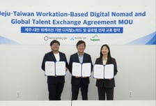 워케이션으로 인재 교류…제주혁신센터-대만 노마드 타이완 맞손