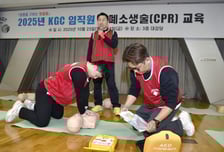 '골든타임 지켜라' 코오롱글로벌, 임직원 대상 '심폐소생술' 교육