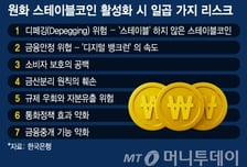 "원화 스테이블코인, 단기간 활성화 어려워…코인런 우려도"