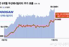 '마누가' 불꽃에 두산에너빌 주가 활활