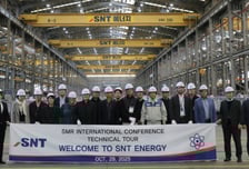 글로벌 SMR 기업·관계자 SNT에너지 방문 기술·제조혁신 논의