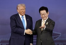 금빛 디저트에 'PEACE!' 레터링…트럼프 밥상에 오른 갈비찜, 의미는