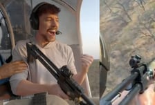 세계 1위 유튜버, 야생 기린 70마리에 총격 영상 공개…무슨 일?