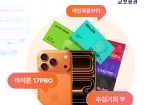 교보증권, 신규고객 이벤트…아이폰17프로 등 경품