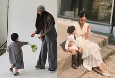 '정우성 혼외자 출산' 문가비, 아들 근황 공개…훌쩍 큰 모습 '눈길'