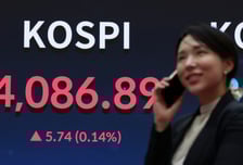 美中회담 실망 매물… 코스피 '4100 고지' 못 넘었다