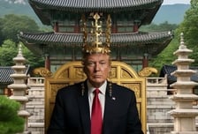 '신라금관 쓴 트럼프' 합성사진 등장…'노킹스' 시위 미국서 확산