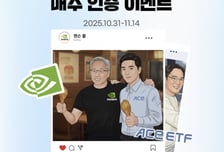 한투운용 "젠슨황이 먹은 깐부치킨, 엔비디아 ETF 매수자한테 쏜다"