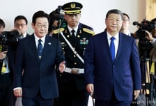 '파란 넥타이' 매고 등장한 시진핑…한중 정상회담서 '눈길', 의미는?