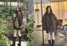 54세 고현정, 미니스커트에 롱부츠 소화…'젓가락 각선미' 눈길