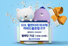 신한운용, 팔란티어미국채커버드콜혼합 ETF 1주당 250원 분배