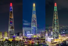 롯데월드타워, '빛의 서울' 조성 위해 서울시·YTN과 손잡았다