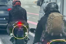 번호판 가리고 달리는 오토바이들…"도로 위 무법자"