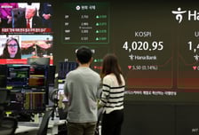 "외인이 줍다가 던진다" 파랗게 질린 코스피…순식간에 2%대 하락