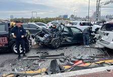 '과속' 테슬라가 쾅…대전 도심서 10중 추돌 사고, 1명 숨졌다