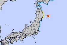 日 동북부 이와테현 연안서 6.9 규모 지진 발생…쓰나미 주의보 해제