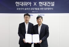 현대건설-현대위아, 'AI 로봇 발렛 주차장' 만든다…압구정 현대 첫 도입