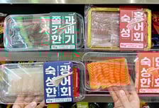 "혼술용 '회' 이제 편의점에서 사세요"...CU, 1인용 소용량 회 4종 출시