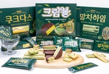 "달콤쌉싸름한 초록빛 디저트"…크라운제과, 말차 에디션 출시