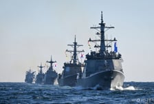 '북한 도발 억제' 이지스함 등 군함 7척 동원…해군 첫 함대급 기동훈련