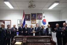 구본상 LIG 회장, 태국서 '한국전 참전용사협회' 방문