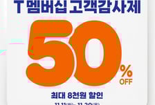 "이번엔 던킨이다"...T멤버십으로 모든 '커피&amp;도넛' 50%할인