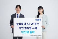 삼성증권, 'AT WORK' 법인 임직원 고객 10만명 돌파