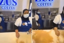 "왜 이렇게 느려"…카페서 커피 내던진 중국인 영상 확산