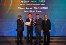 미래에셋증권, 'ASOCIO어워드 2025' AI서비스 부문 수상