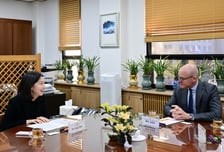 최호정 서울시의회의장, 독일 아데나워 재단 한국사무소 대표 접견