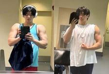 '윤민수 아들' 윤후, 마동석급 팔뚝 자랑…"얼굴 그대로, 몸만 자라"