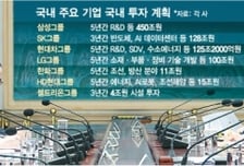 삼성 450조·SK 128조·현대차 125조·LG 100조 투자 '화답'