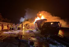 상주영천고속도로서 13대 연쇄충돌…2명 심정지