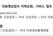 12세 미만 엑스레이 촬영 이력, '더 건강보험' 앱에서 확인