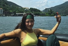 황보, 45세 나이 무색...요트에서 글래머 몸매 과시