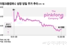 더핑크퐁컴퍼니, 상장 첫날 9% 상승…새내기주 따블 행진 멈췄다