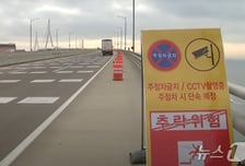 "사람 떨어졌다" 툭하면 들리더니…인천대교에 드럼통 600개 재등장