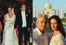 캐서린 제타존스, 25살 연상 '81세' 마이클 더글라스와 결혼 자축