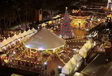 13ｍ 트리 앞에서 흰 눈이...롯데 크리스마스 마켓 20일 열린다