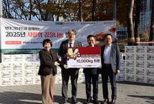 현대그린푸드, 용인시 취약계층 1000가구에 김장김치 10톤 기증