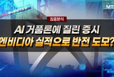 [집중분석] AI 거품론에 질린 증시…엔비디아 실적으로 반전 도모?