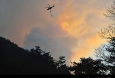 산림청 "강원 인제 산불 17시간 만에 주불 잡았다"