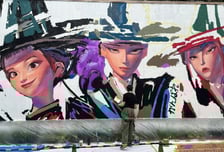 도쿄 힙플에 '케데헌' 멤버들 떴다…'벽 광고' 선보인 韓 스타트업