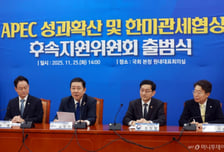 [속보]당정 "26일 대미투자특별법 발의...관세인하 즉시 소급적용"