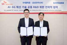 "6G 상용화 발판 마련" SKT-삼성, AI 무선접속망 개발 '맞손'