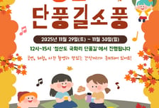 완도군, 청산도 '단풍길 소풍' 행사 개최
